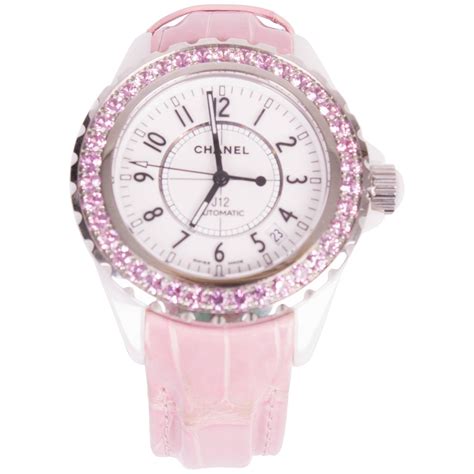 chanel j12 pink sapphire watch price|Chanel j12 for sale.